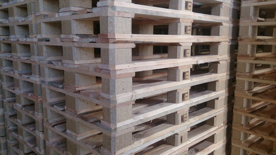 IPPC pallets for transport and export
